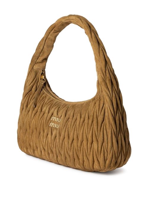 Borsa Wander in pelle scamosciata matelassé MIU MIU | 5BC183VOOHF0393